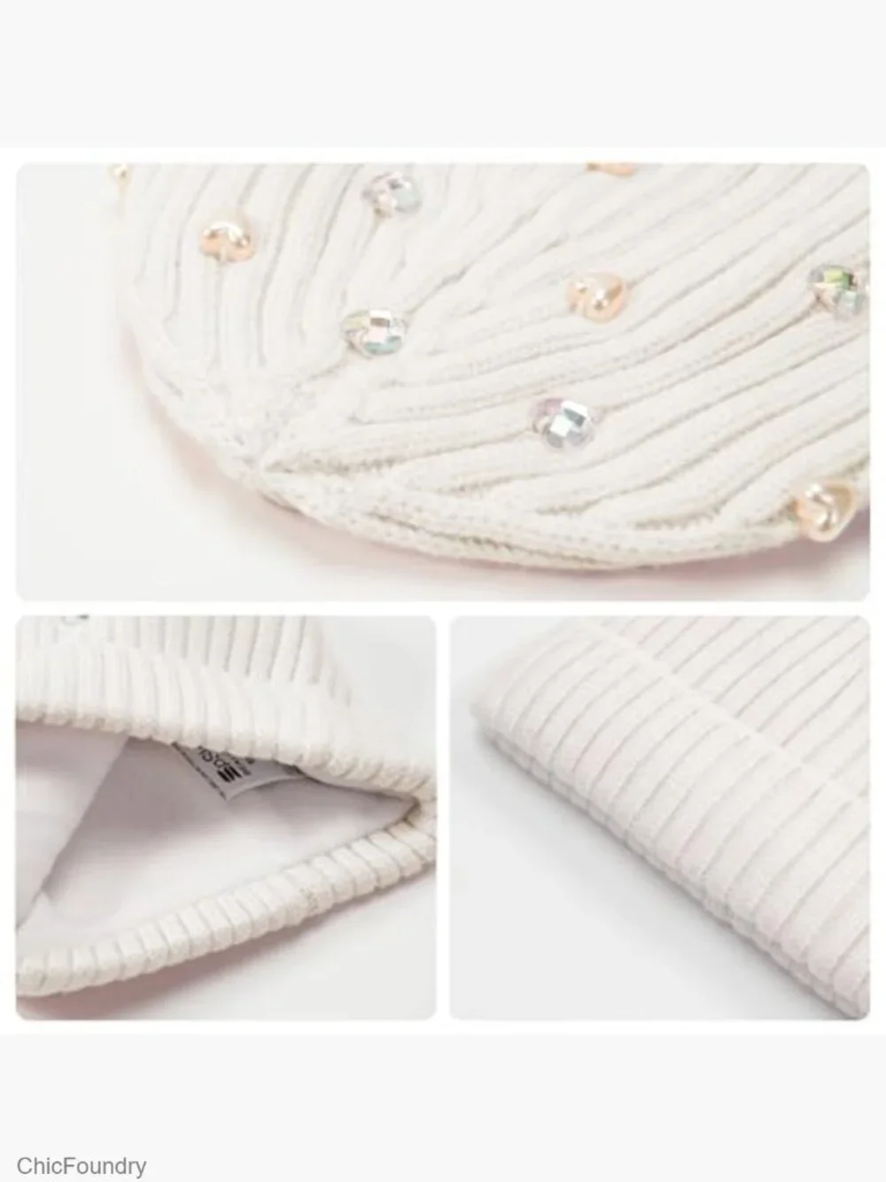 Toddler Winter Beanie & Mittens Set, Soft Knit Hat with Fleece Lining